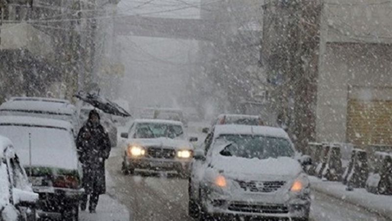 الأمطار مستمرة حتى ظهر السبت في لبنان