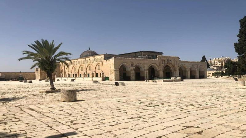 المسجد الأقصى في آخر جمعة من شهر رمضان بلا مصلّين