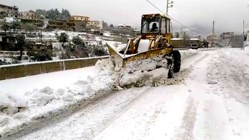 العاصفة &quot; هبة&quot; تنحسر غداً مع استمرار موجات الصقيع