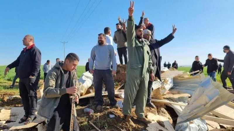 أهالي النقب المحتل يتصدون للتمدد الاستيطاني شمال رهط