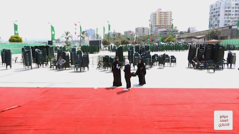 التحضيرات لمهرجان الوفاء للإمام الصدر في صور جاهزة