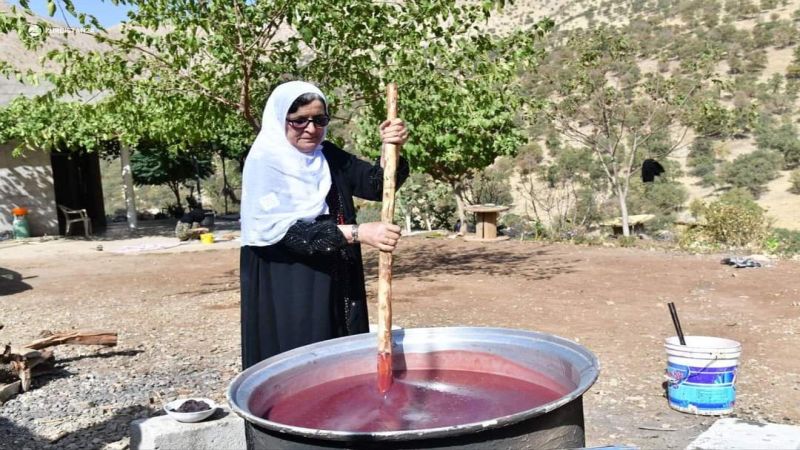 بالصور: صناعة مونة كردية في محافظة السليمانية