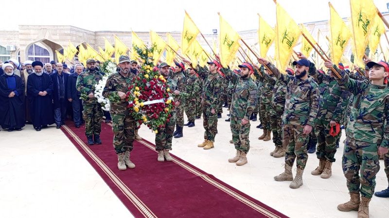 حزب الله يحيي ذكرى القادة الشهداء في النبي شيت