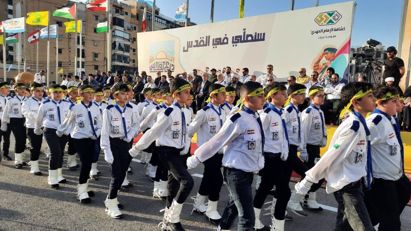 بالصور: كشافة الإمام المهدي تقدم عرضًا فنيًا تحت عنوان &quot;سنصلي في القدس&quot;&nbsp;