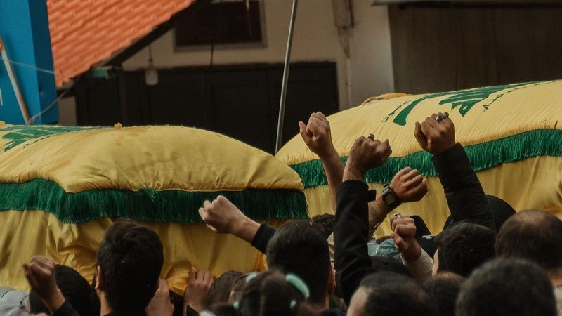 بالصور| تشييع الشهيد القائد باسل مصطفى شكر وثلّة من الشهداء في جبشيت