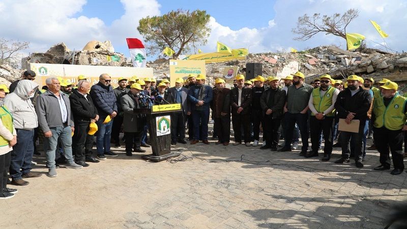 إطلاق مشروع مسح أضرار العدوان وترميم قرى الحافة الحدودية في قضاء صور