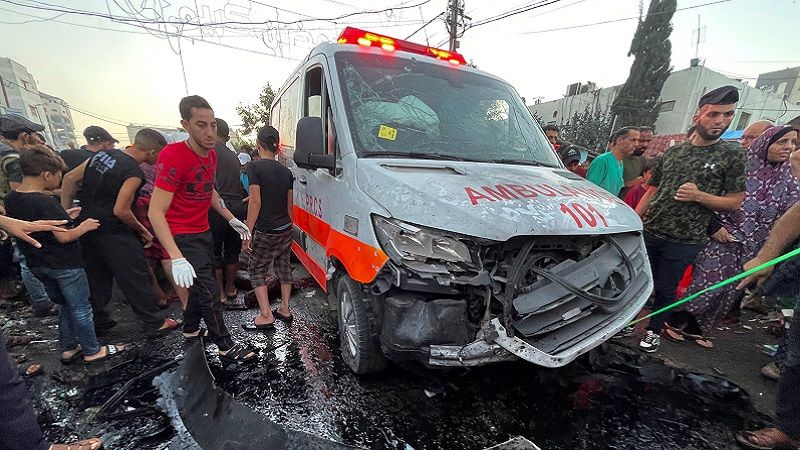 فلسطين المحتلة| الاحتلال دمّر كل مركبات الخدمات الطبية في شمال قطاع غزة ولا يوجد هناك إلا سيارة إسعاف واحدة