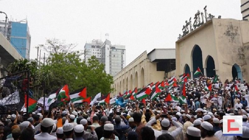 فيديو| تظاهرة حاشدة في بنغلادش دعمًا للقضية الفلسطينية وتنديدًا بعودة الحرب على غزة